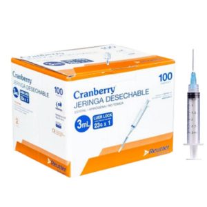 Jeringa 3 ml Luer Lock