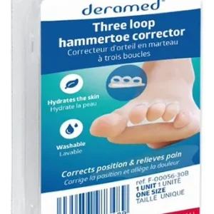 Corrector Dedo Martillo Gel, Tres Anillos